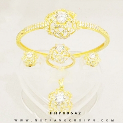 Mua BỘ TRANG SỨC CƯỚI HHBO0642 tại Anh Phương Jewelry